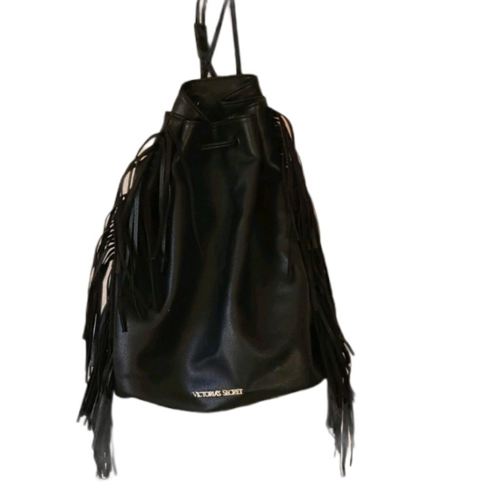 - - Victoria Secret Black Purse Back Pac...